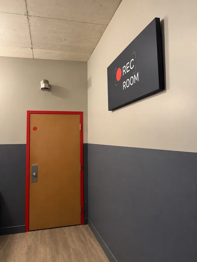 Entrée privée du studio